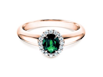 Engagement ring Windsor in rose gold