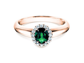Engagement ring Windsor in rose gold
