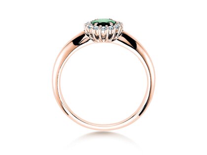 Engagement ring Windsor in rose gold