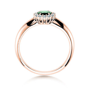 Engagement ring Windsor in rose gold