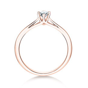 Engagement ring Heaven 6 in 18K rosé gold with lab-grown diamond 0.25ct E/VS