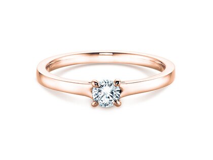 Engagement ring Modern in rose gold