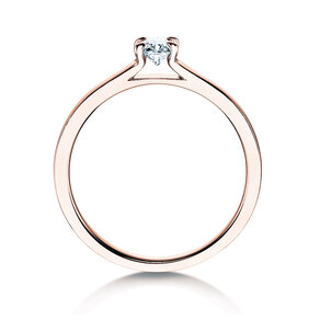 Engagement ring Modern in rose gold