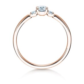 Engagement ring Vivid Petite Diamond in rose gold