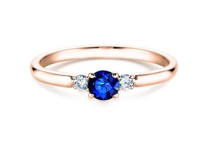 Engagement ring Vivid Petite in rose gold