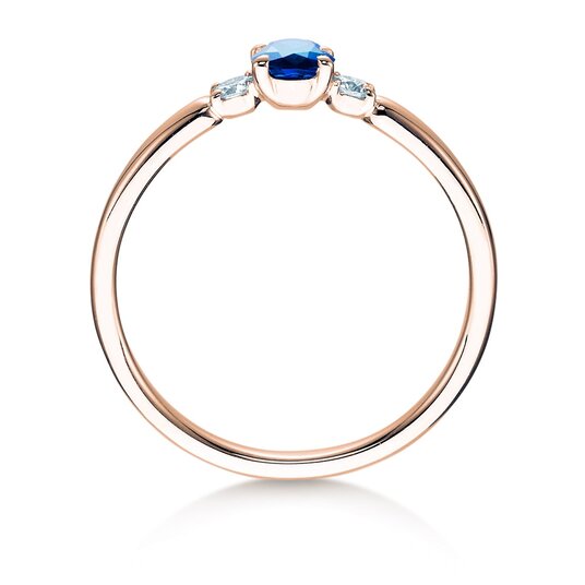 Engagement ring Vivid Petite in rose gold