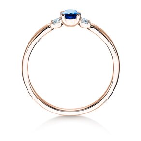 Engagement ring Vivid Petite in rose gold