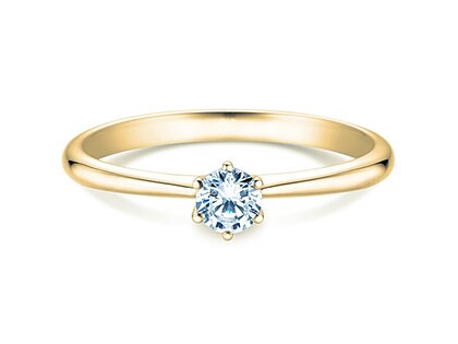 Engagement ring Spirit in yellow gold