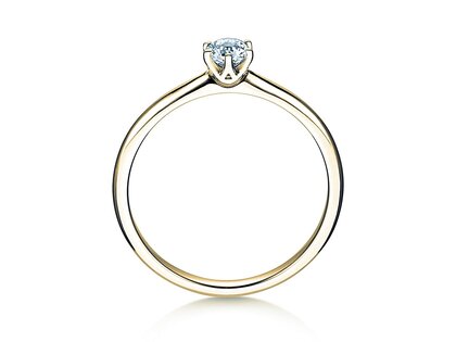Engagement ring Spirit in yellow gold