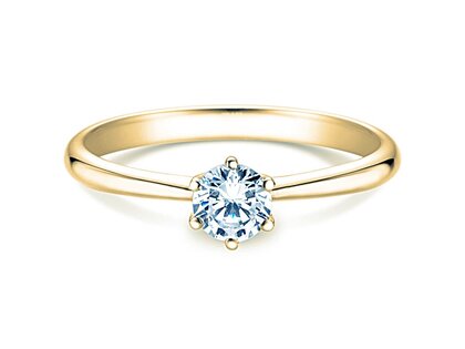 Engagement ring Spirit in yellow gold