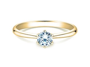 Engagement ring Spirit in yellow gold