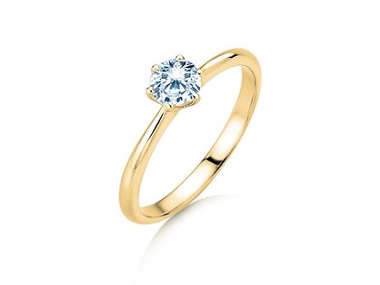 Engagement ring Spirit in yellow gold