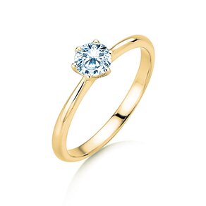 Engagement ring Spirit in yellow gold