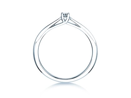 Engagement ring Delight in silver 925/- with diamond 0.07ct G/SI