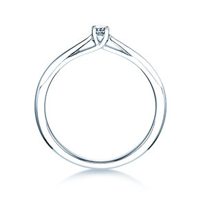 Engagement ring Delight in silver 925/- with diamond 0.07ct G/SI