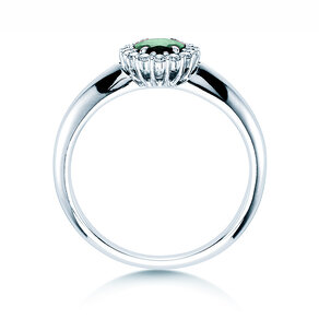 Engagement ring Windsor in 9K white gold
