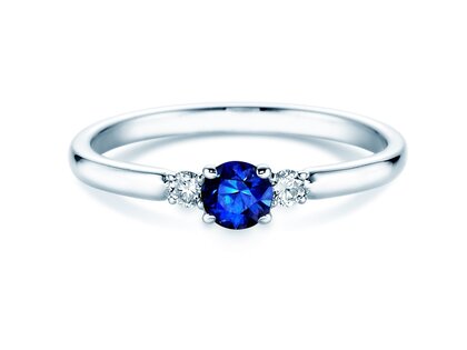 Engagement ring Vivid Petite in platinum