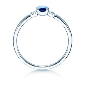 Engagement ring Vivid Petite in platinum