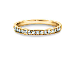 Engagement ring Alliance-/Eternityring in yellow gold