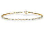 Tennis Bracelet in 18K yellow gold