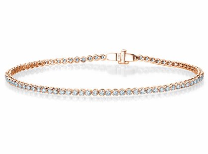 Tennis Bracelet in 18K rosé gold