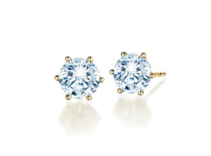 Ear studs Classic 18K yellow gold