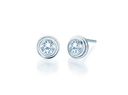 Ear studs Diamond Bowl