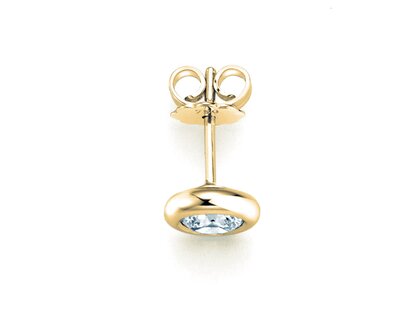 Studs Eternal Lab-grown diamond in 14K yellow gold with lab-grown diamonds 1.00ct E/VS