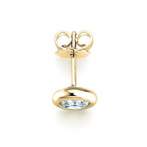 Studs Eternal Lab-grown diamond in 14K yellow gold with lab-grown diamonds 1.00ct E/VS