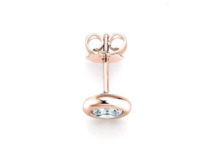 Ear studs Eternal in 18K rosé gold with diamonds 1.00ct G/SI
