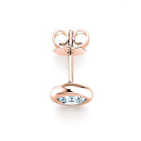 Ear studs Eternal in 18K rosé gold with diamonds 1.00ct G/SI