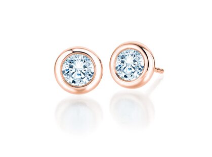 Ear studs Eternal in rose gold