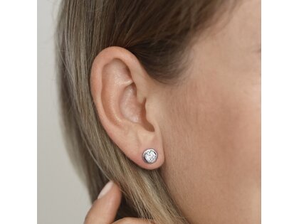 Studs Eternal Lab-grown diamond in 14K white gold with lab-grown diamonds 1.00ct E/VS
