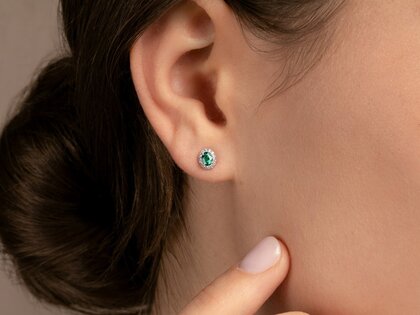 Studs Jolie in 18K rosé gold