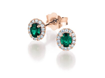 Studs Jolie in 18K rosé gold