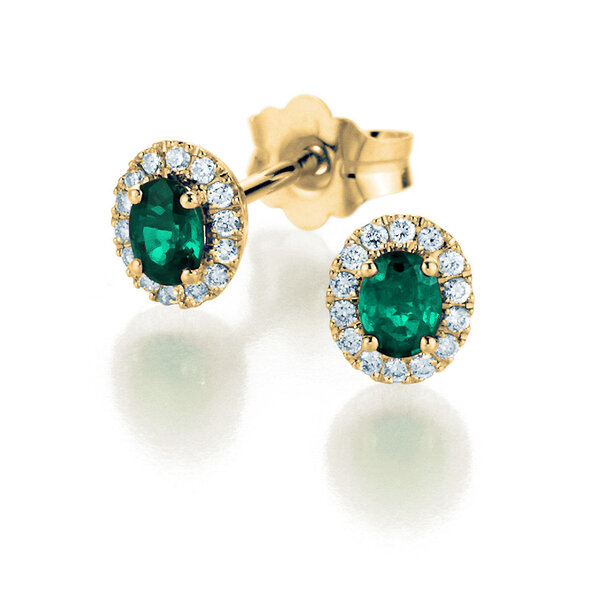 Studs Jolie in 14K yellow gold