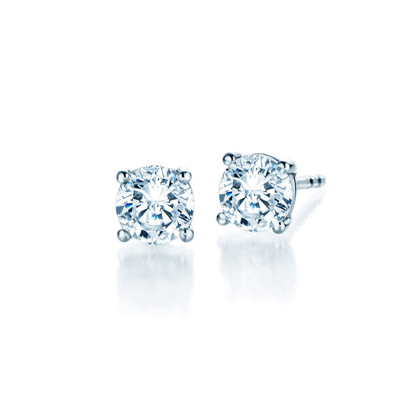 Studs Modern Lab-grown diamond in 14K white gold with lab-grown diamonds 1.00ct E/VS