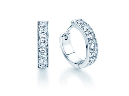 Earrings Alliance in 14K white gold