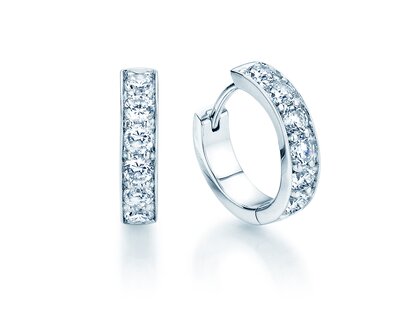 Earrings Alliance in 18K white gold