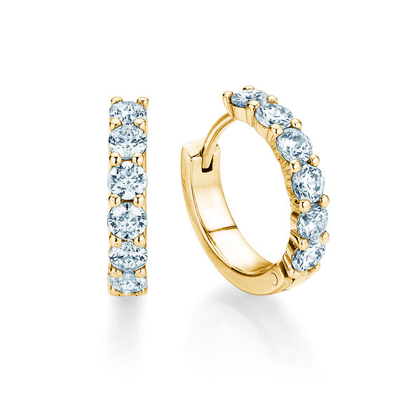Earrings Dawn in 14K yellow gold