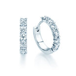 Earrings Dawn in 14K white gold