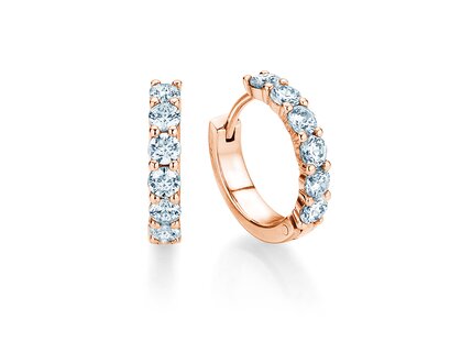 Earrings Dawn in 18K rosé gold