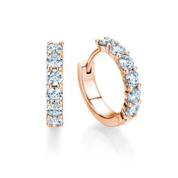 Earrings Dawn in 14K rosé gold