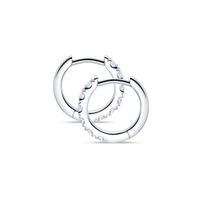 Earrings Dusk in 14K white gold with diamonds 0.48ct G/SI