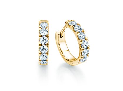 Earrings Dusk in 14K yellow gold