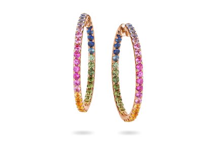 Earrings Rainbow Ombre