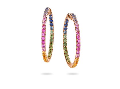 Earrings Rainbow Ombre