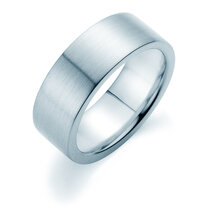 Ring for men Infinity in platinum 950/- matt