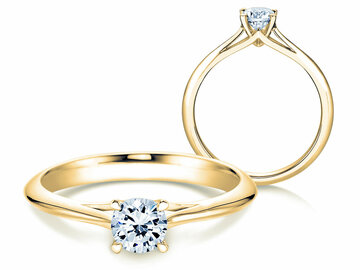 Engagement ring Heaven 4 in yellow gold