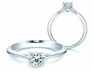 Engagement ring Heaven 4 in platinum